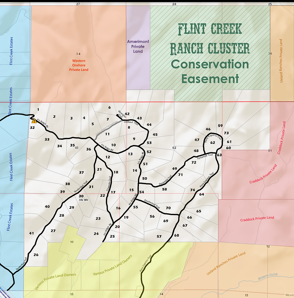 Map Flint Creek Ranch
